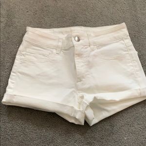 COPY - American eagle white high rise shorts